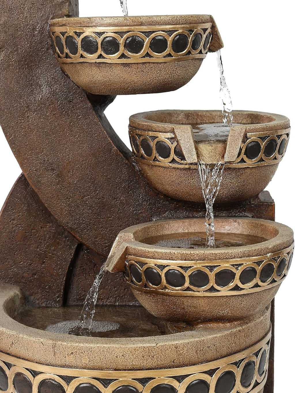 5 Tiered Polyresin Outdoor Water Fountain Z19084