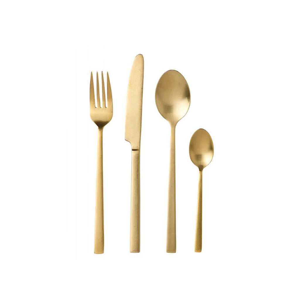 16 Pc Dinner Fork Knife Spoon Cutlery Set V106976