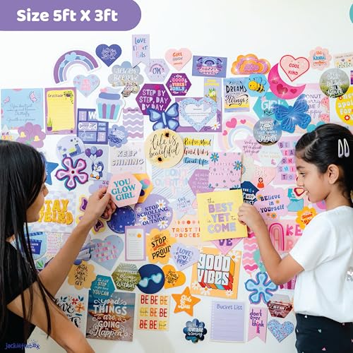 DIY Wall Collage Kit with Glitter Crafts, 1350 PCS B352803