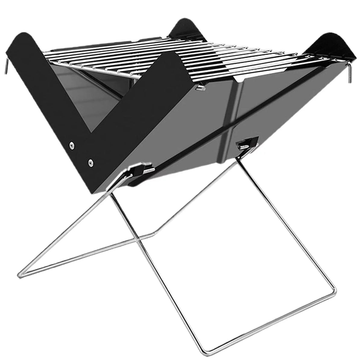 Foldable Mini Stainless Steel BBQ Grill J78068