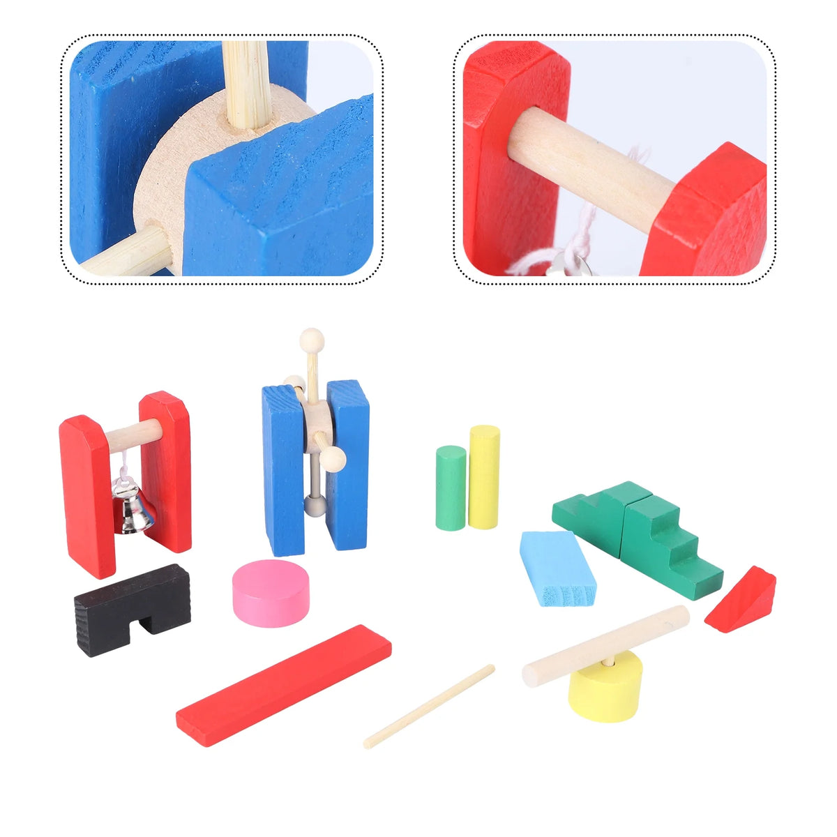 Wooden Domino Blocks Building Toy G3335