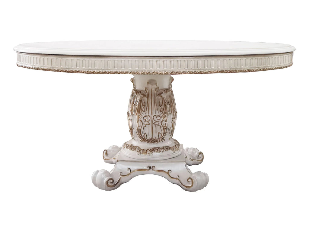 Wooden Round Dining Table with Pedestal B756317