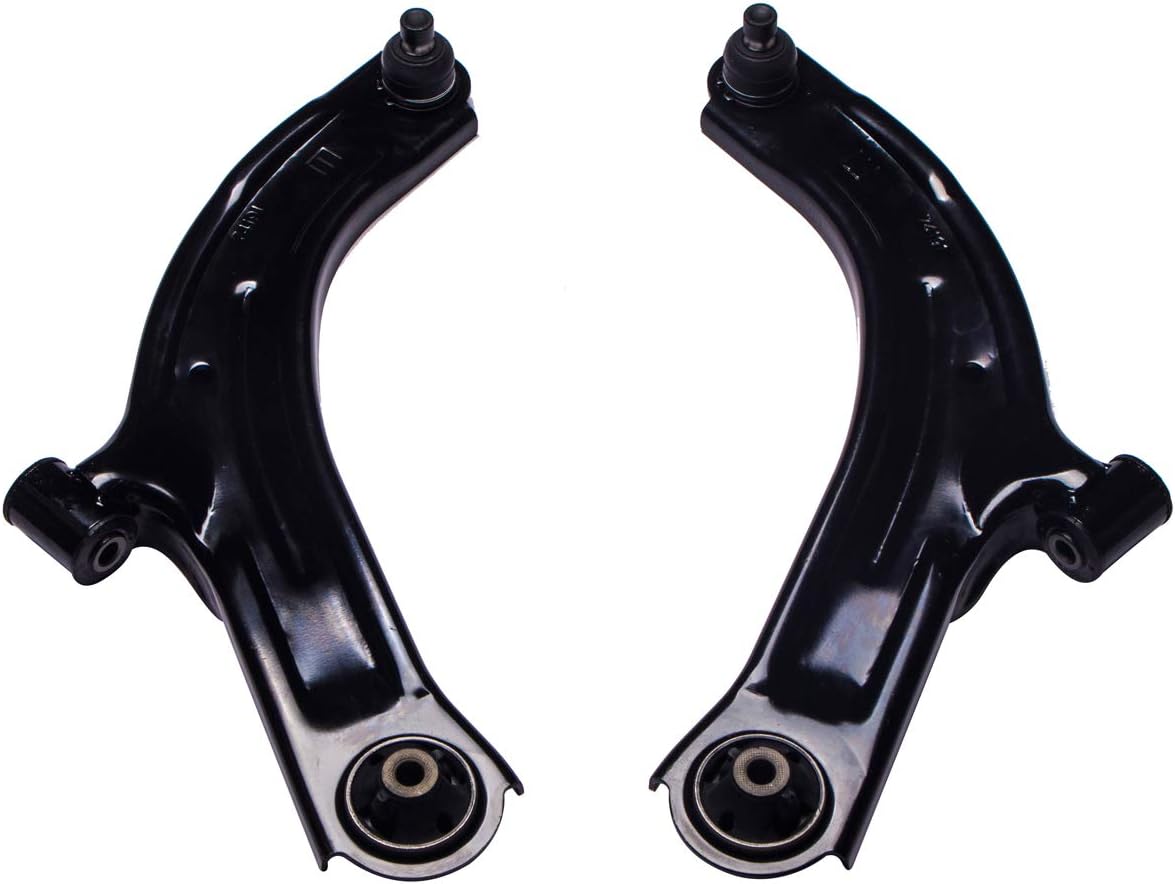 Front Lower Control Arm and Ball Joint Assembly Compatible With Nissan Cube Tiida Versa 2PCS Left Right Q6153