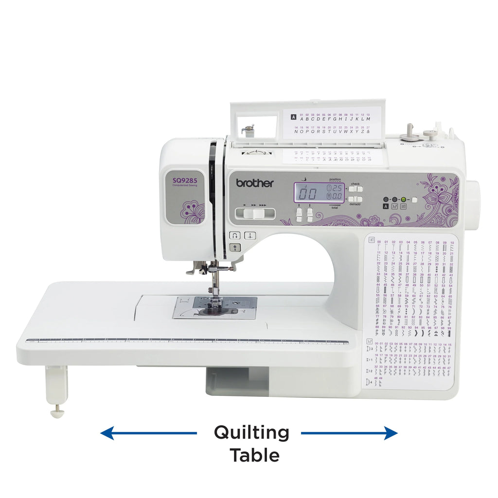 Computerized Sewing and Quilting Machine with Wide Table E1748