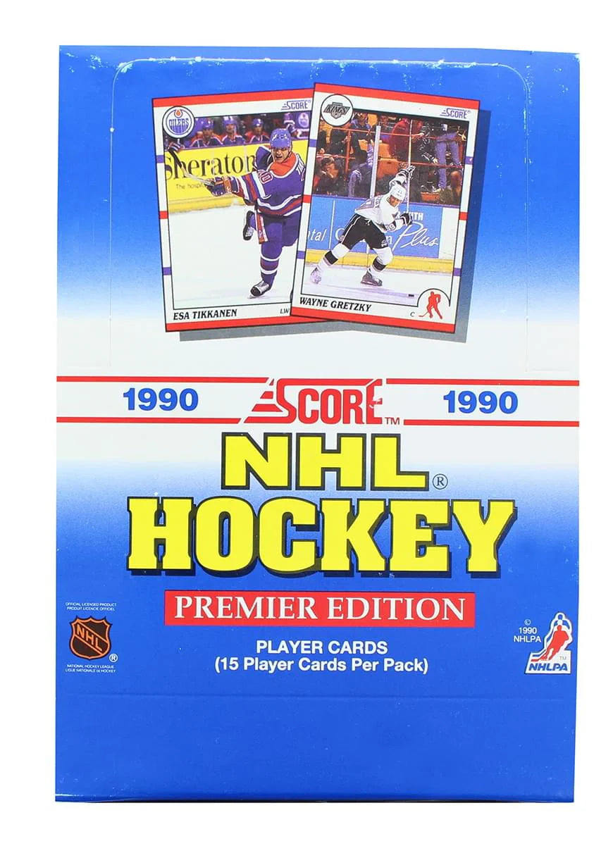 NHL 1990 Hockey Trading Card Box 36 Packs H944