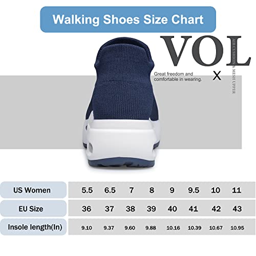 Sock Sneakers Slip on Comfortable Nursing Work Shoes T915