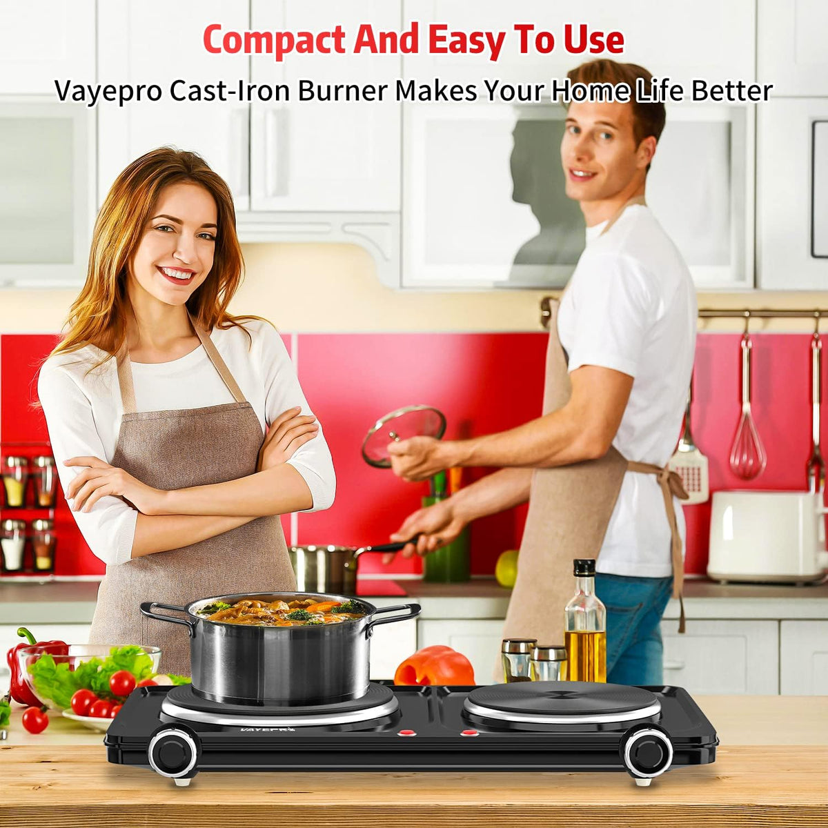 1800W Portable Double Electric Hot Plate G220589