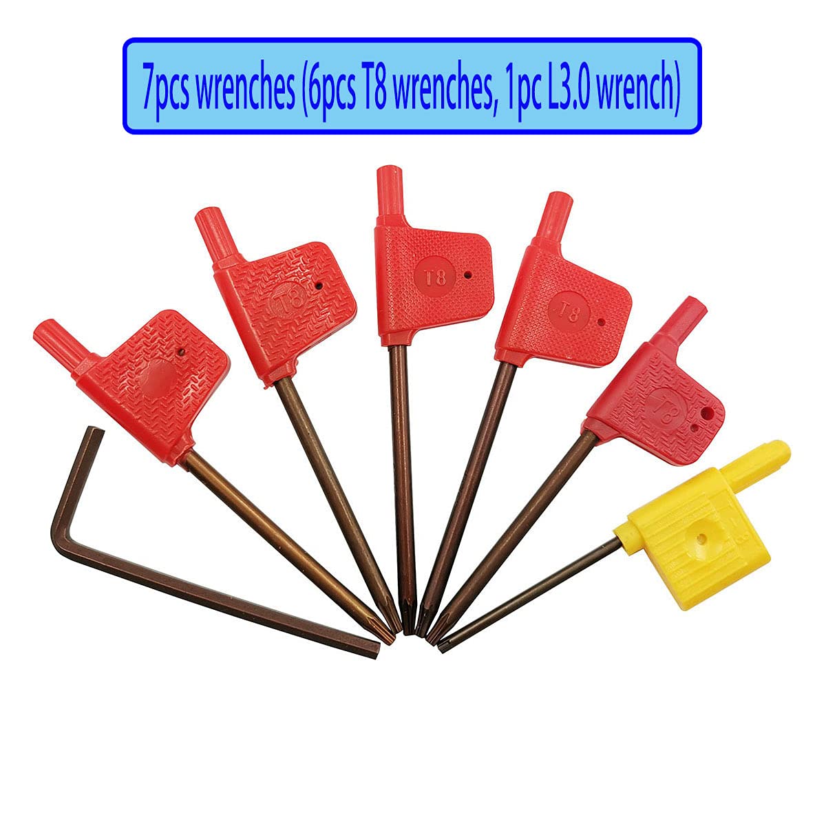 21 Pcs 10mm Shank Carbide Lathe Turning Insert Tool Holder Bit Set L809