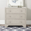 Grey 3 Drawer Chest X2380