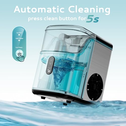 Countertop Nugget Ice Maker with Ice Scoop & Basket J57726