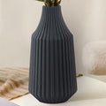 Black 8 Inch Ceramic Vase U76807