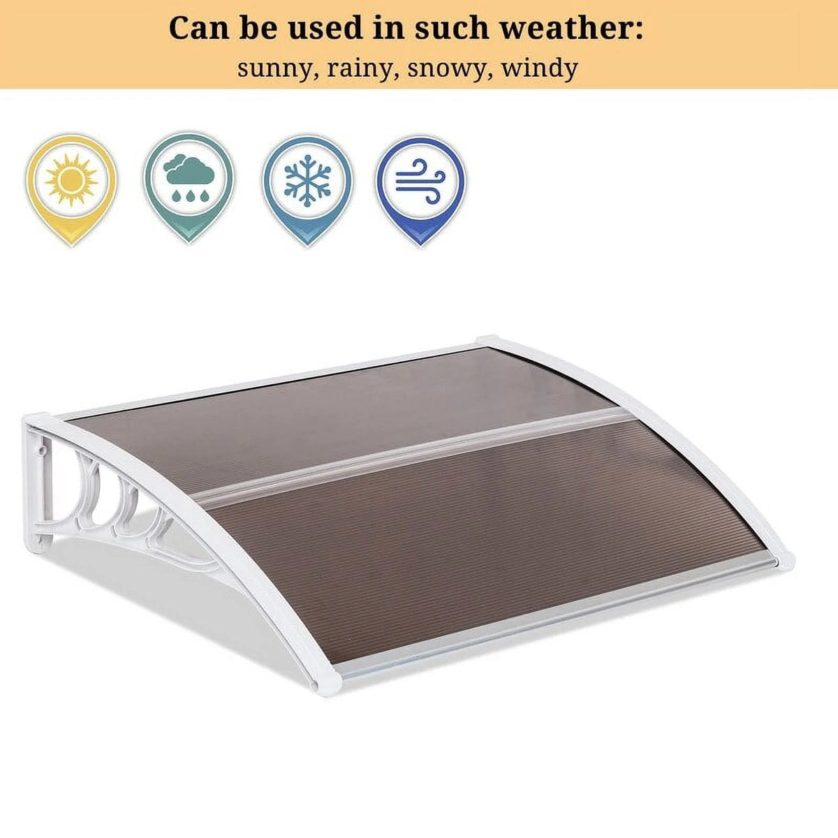 Transparent-Board Rain Awning P847415