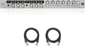 8 Channel Microphone Preamplifier with 2 XLR Mic Cables V4865