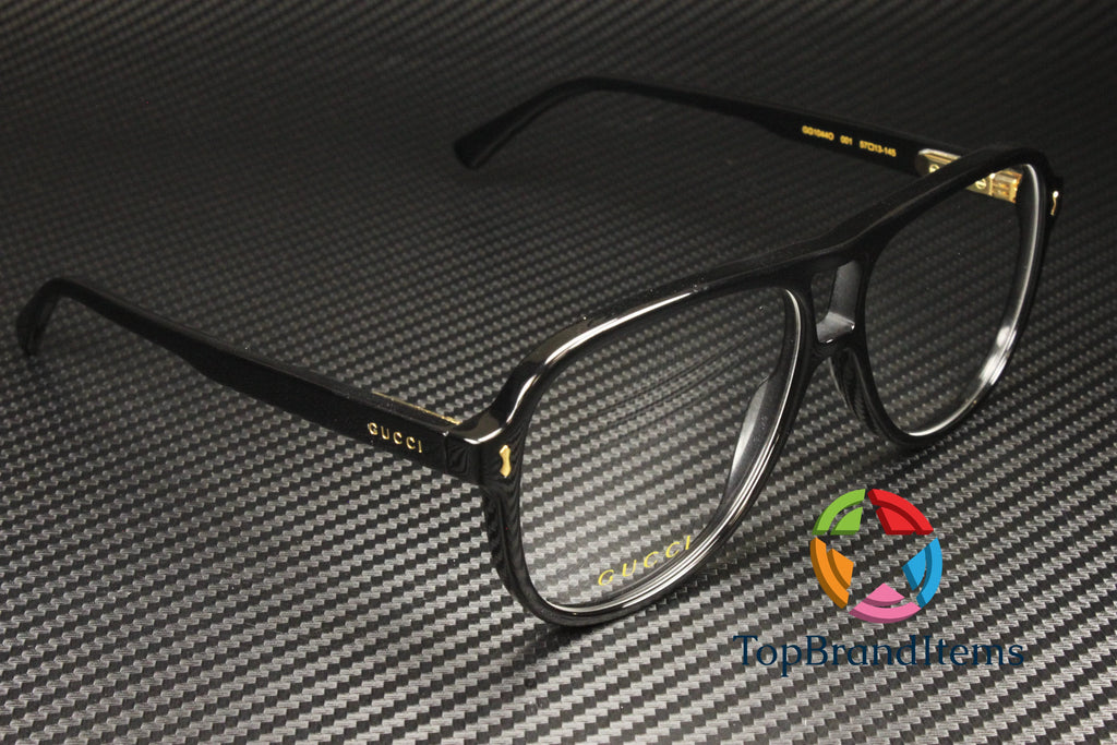 Black 57 mm Men's Eyeglasses N630