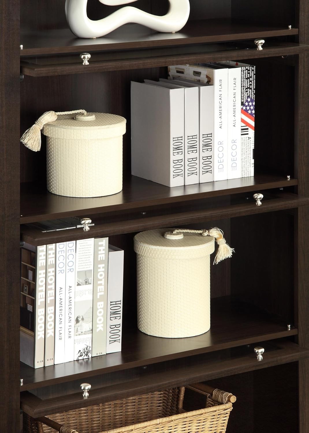 Espresso 4 Shelf Barrister Bookcase O512265