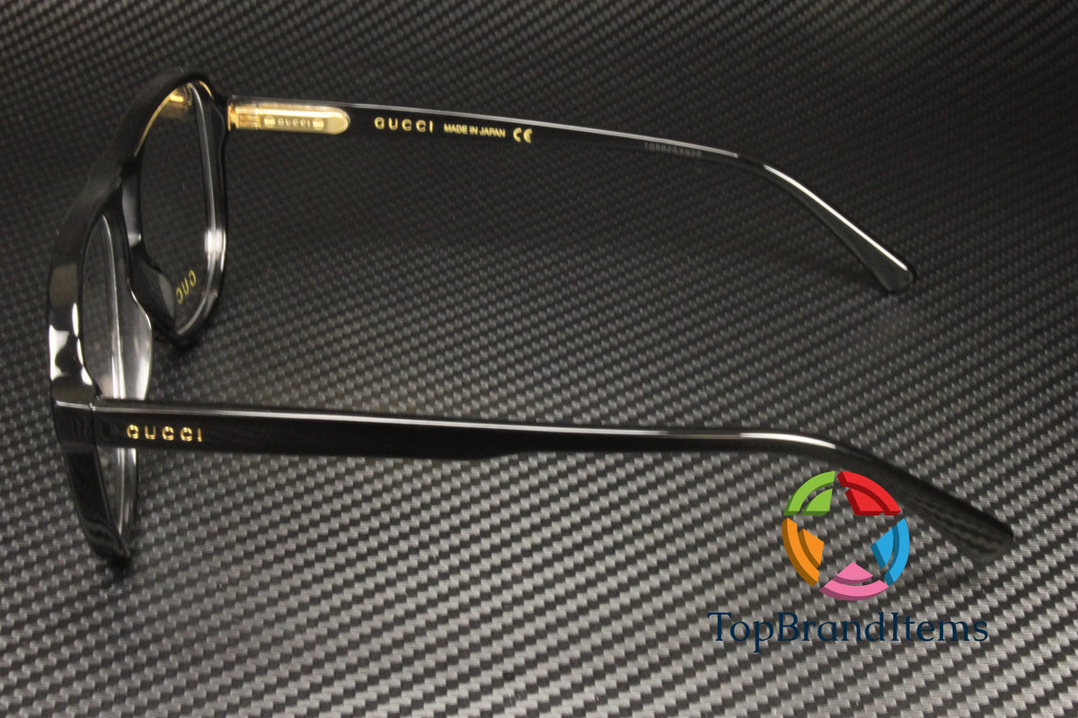Black 57 mm Men's Eyeglasses N630
