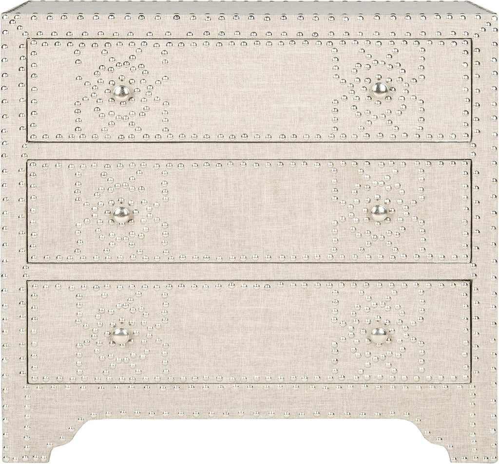 Grey 3 Drawer Chest X2380