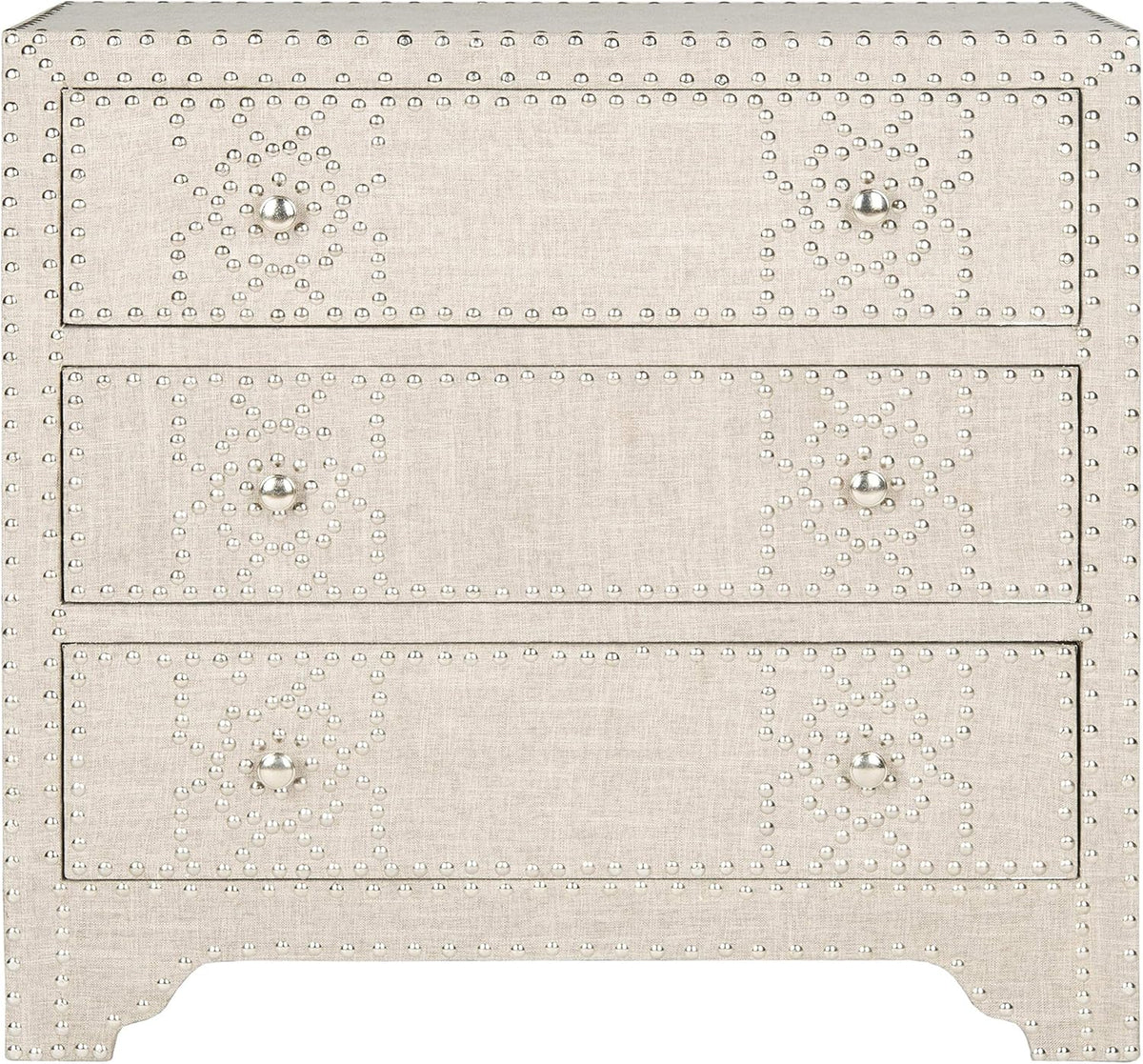 Grey 3 Drawer Chest X2380