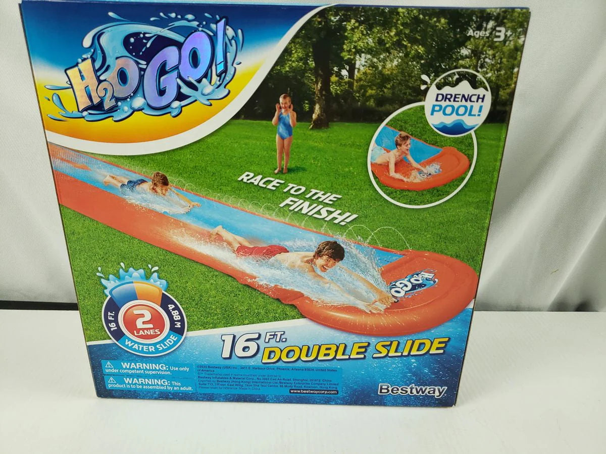 16ft Inflatable Double Lane Water Slide H807