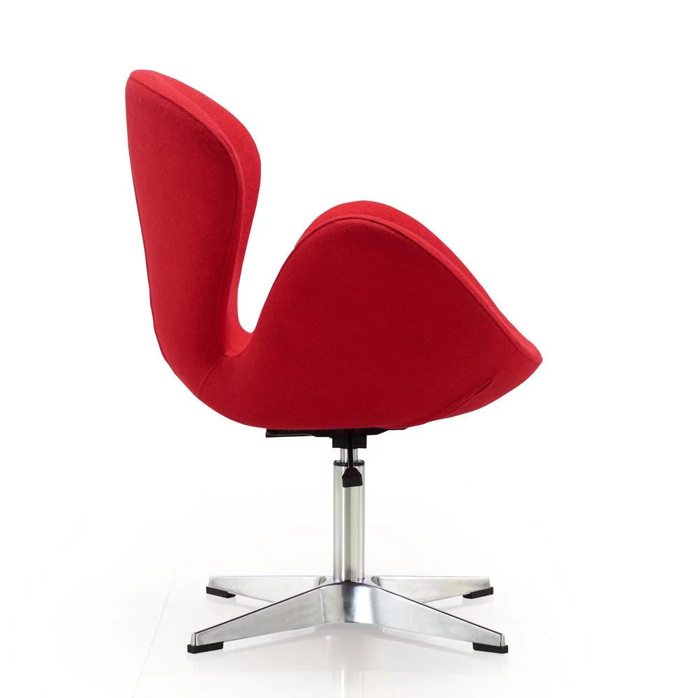 Wool Blend Adjustable Swivel Chair Set of 2 I8433