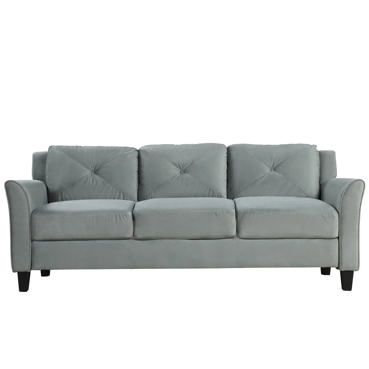 Gray Button Tufted Sofa Set (Set of 3) E81962