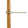 Satin Brass Retractable Pullout Garment Rod N55008