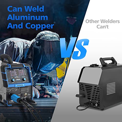 200A MIG Welder, 110V/220V Dual Voltage, 4 in 1 MIG/TIG/Stick ARC Welder A66977