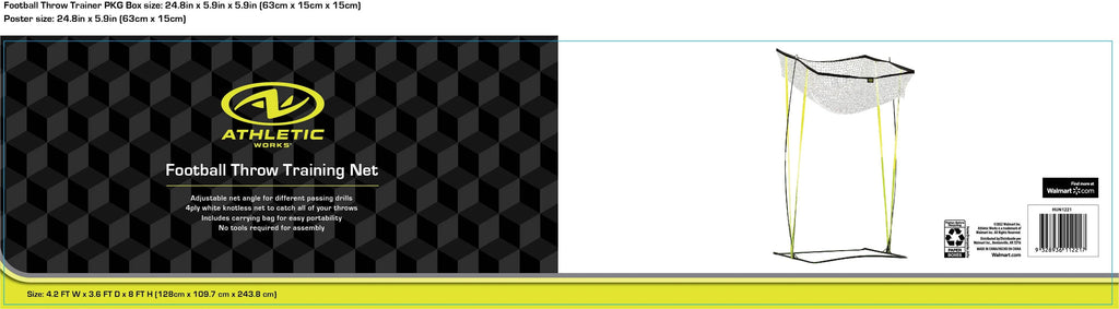Football Throw Training Net O88207