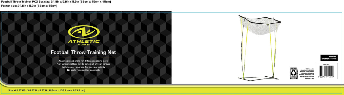 Football Throw Training Net O88207