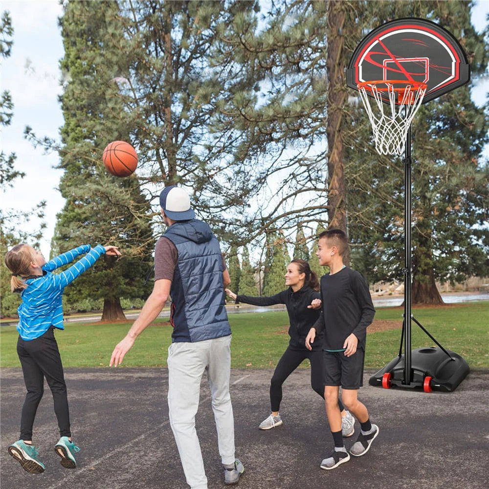 7 to 9 Ft Portable Basketball System Hoop B6144