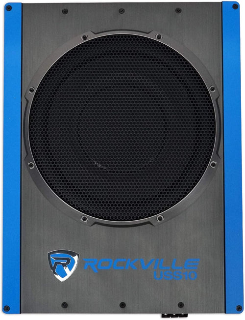 10" 800w Slim Under-Seat Active Powered Car Subwoofer I869894