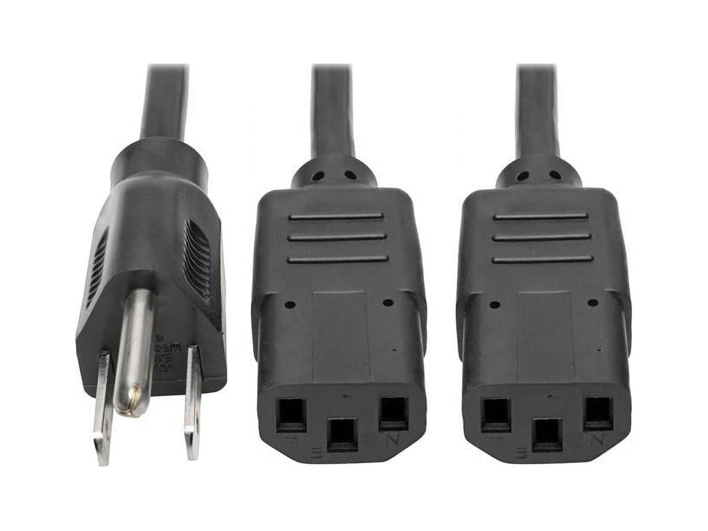 Universal Power Extension Cord Y Splitter Cable 6-ft. R779882