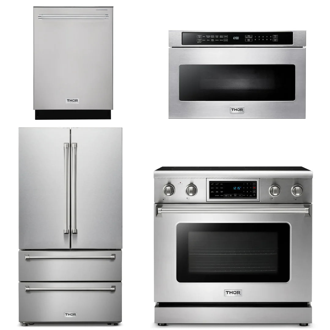 36 Electric Range, Microwave, Refrigerator, Dishwasher I5134