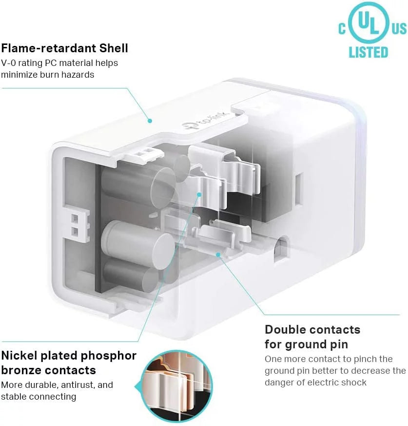 White 4-Pack Smart Plug R625