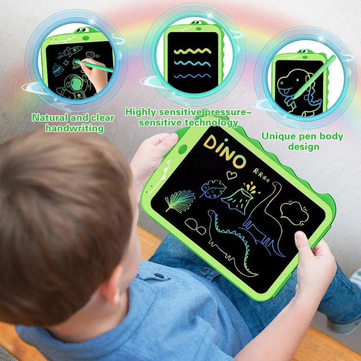 LCD Writing Tablet Drawing Board Dinosaur Toys O978942