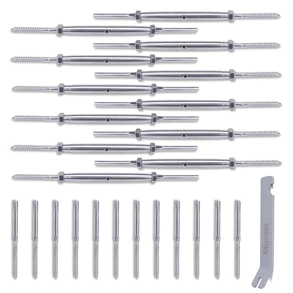 10 Set T316 Stainless Steel Cable Railing Kit O3237