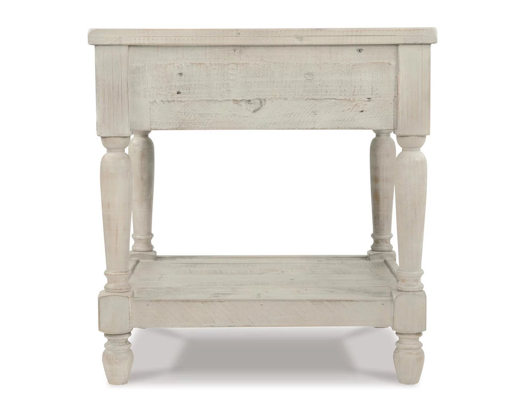 Whitewash End Table Q5189