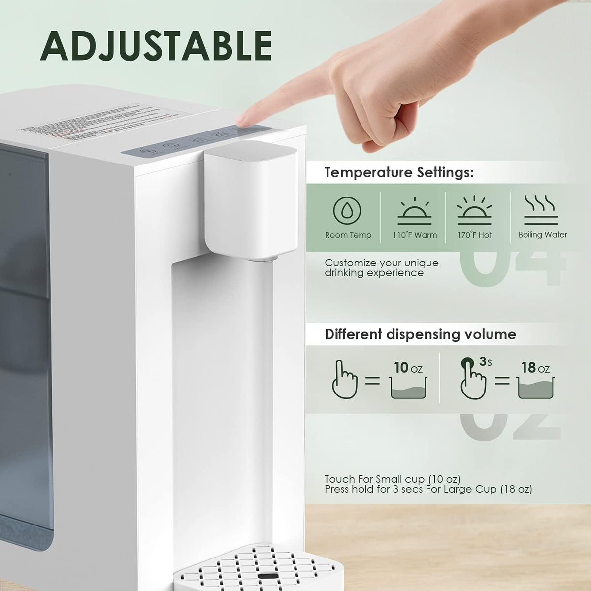 Countertop Water Filtration System with 1 Filter A114340