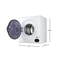 3.5 cu.ft. Compact Digital Vented Sensor Dryer in White S6208