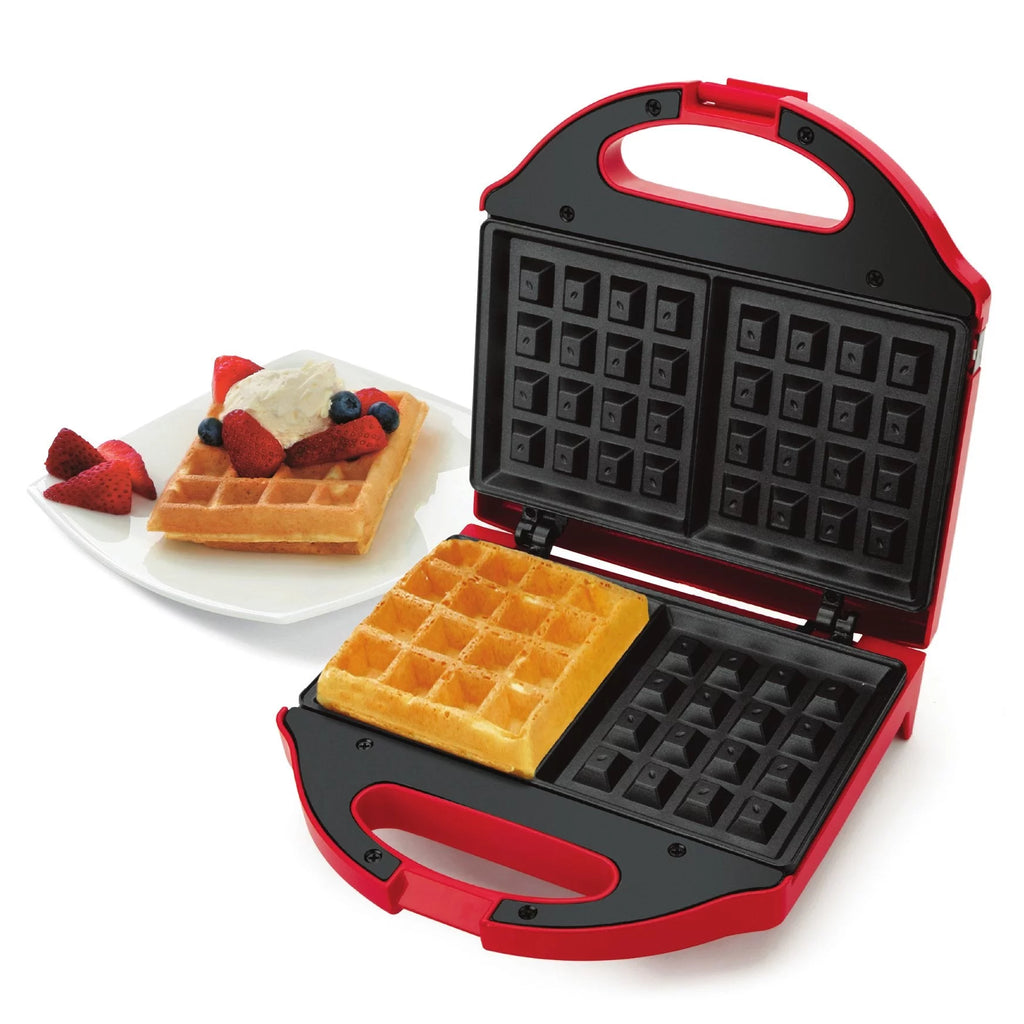 Red Waffle Maker L3499