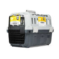 Grey 2-Door Pet Kennel L874