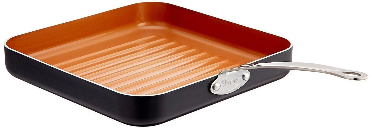 Aluminum Non-Stick Square Grill Pan Y5123