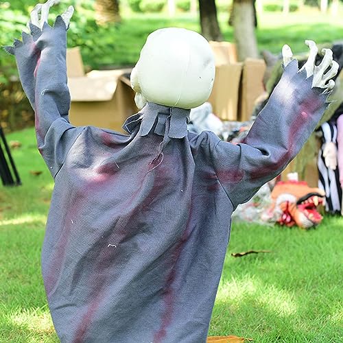 Animated Halloween Decoration 23inch Beige J912472