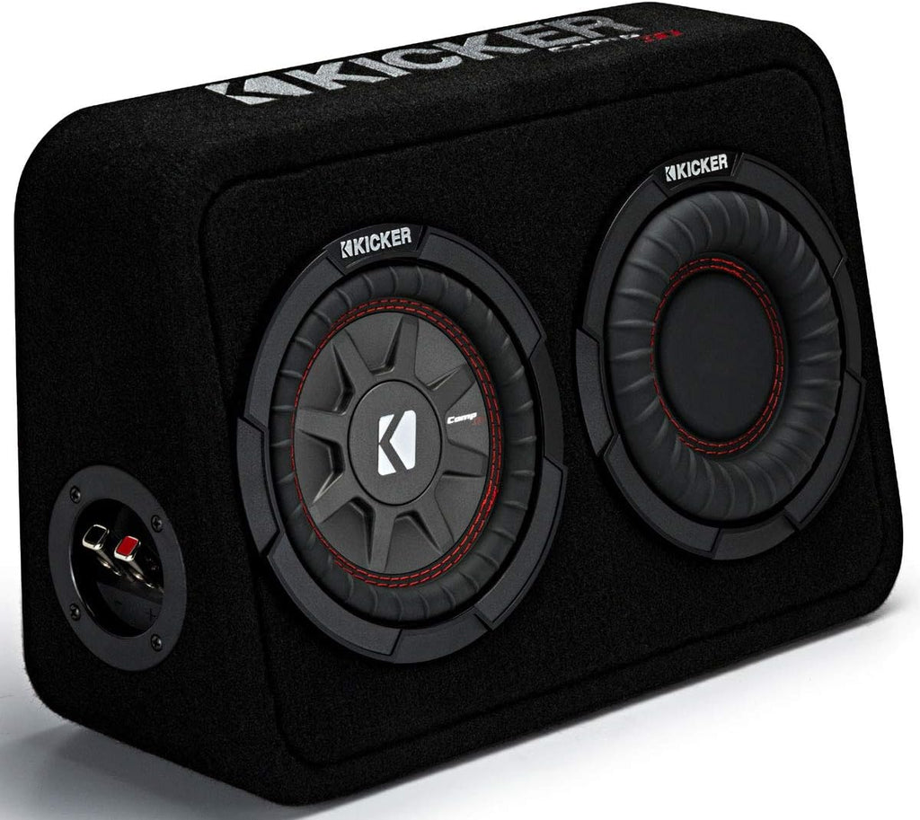 6.75 Loaded Sealed Sub Box Bundle with Amplifier & Amp Kit N25792