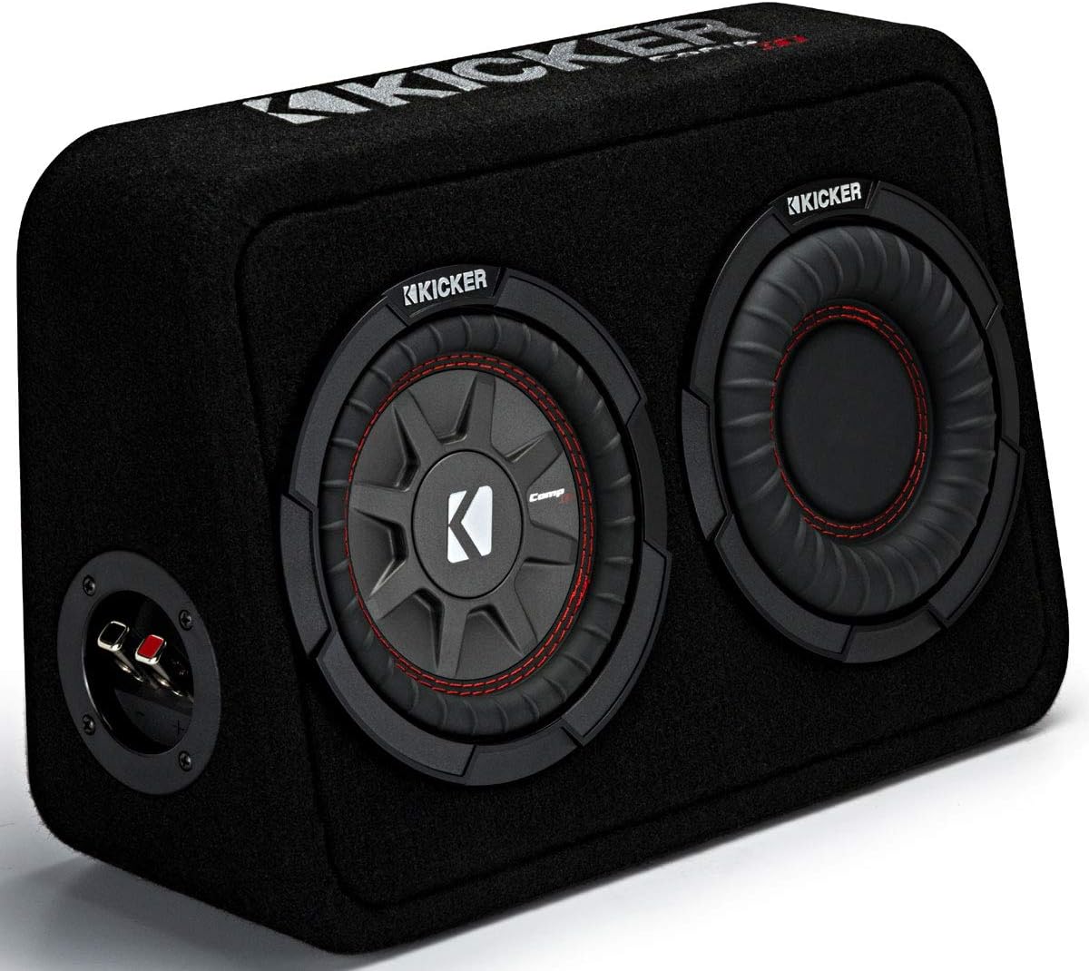 6.75 Loaded Sealed Sub Box Bundle with Amplifier & Amp Kit N25792
