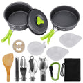 15 Pc Non Stick Outdoor Cookware Set W7276