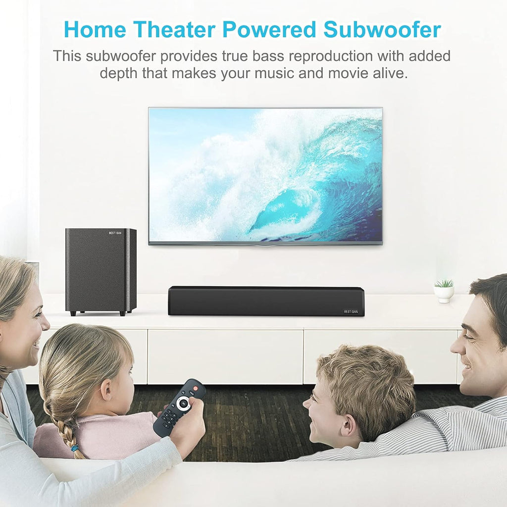 Powered Down Firing Subwoofer, Black A10334