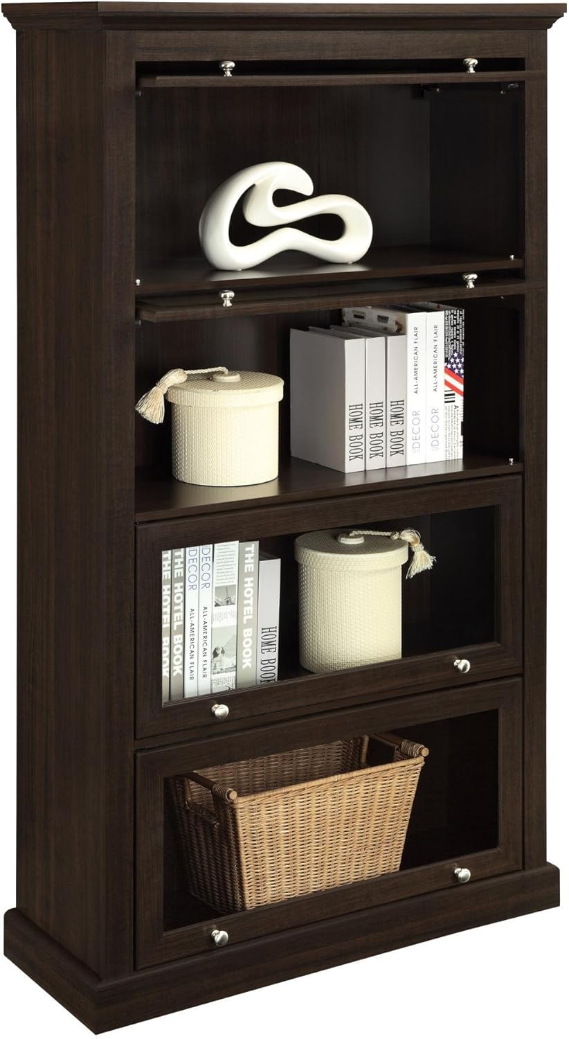 Espresso 4 Shelf Barrister Bookcase O512265