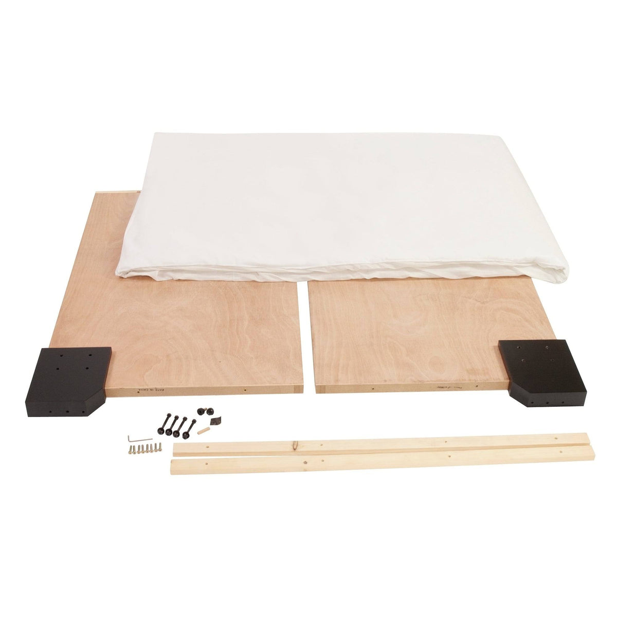 White Faux Leather Headboard Y92042