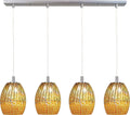 Four Light Linear Oval Incandescent D7181
